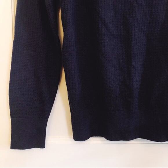 Banana Republic Blue Seed Stitch Crew Neck Top - Picture 6 of 10